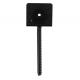 Powder Coated Steel Black Customized Black Post Cover Ground Spike Fence Post Anchor
