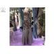 Floor Length Long Sequin Mermaid Dress Sleeveless Special Color Tulle Fabric