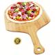 Durable Bamboo Pizza Board , Professional Pizza Peel Cutting Board Wood Material