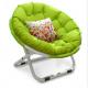 Folding Moon Chair - Large Saucer UFO Chair with Collapsible Metal Frame, Moon Round Camping Chair