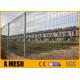 SGS Passed Roll Top BRC Wire Mesh Fence Panels Decorative With Long Using Time