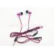 Remarkable High Bass Earphones Sound Cancelling Headphones Cute Pink Color