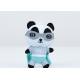 Panda Shape Plush Keychain Toys PP Cotton Material Handmaking Artwork