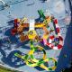 Customization Upon Request Interactive Water Play Equipment with 114mm Pole