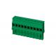 4000V Plug In Terminal Block Connector CPT 5.08mm Pitch 1*18P Green PA66 SN Plated