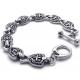 High Quality Tagor Stainless Steel Jewelry Fashion Men's Casting Bracelet PXB139