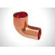 Smooth Surface Refrigeration Pipe Fittings Copper Reducing Elbow OEM/ODM Accept