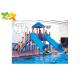 Professional Children'S Outdoor Water Slides UV Resistance Interactive Mixed Color