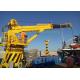 30 M Telescopic Marine Hydraulic Crane With ABS Class And Advanced Components