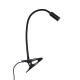 Office Plastic Shade Flexible Gooseneck Led Clamp on Reading Light with Switch Control