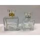 100ml Square Glass Cosmetic Spray Bottles /  Reusable Glass Perfume Bottle with arcylic cap