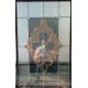 1000mm Brass Zinc Patina Caming Triple Glazed  Leaded Glass  Panels
