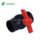 Plastic HDPE Pipe Fitting PE Buttfusion Socket Joint Ball Valve for Equal Water Supply