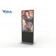 TFT Type Standing Advertising Display , IR Touch LCD Digital Signage Display