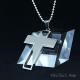 Fashion Top Trendy Stainless Steel Cross Necklace Pendant LPC66