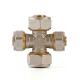 Multisized Copper Brass Tube Fitting 1.2Mpa Anti Corrosion Durable