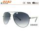 2017 new fashion sunglasses with metal frame and mirror lens,suitable for men