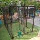 Commercial Black Kennel Welded Wire Mesh Fence Panels Customized With 40 X 40 Mm Frame