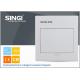 MCB power electrical distribution box SINGI brand GNB 3007 7 ways ivory-white color power distrbution box