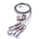 Hanging Lamps Wire Rope Lanyard Suspended Ceiling Cable Assembly With Carabiner