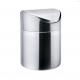Morden Stainless Steel Cookwares Swing Top Mini Trash Cans For Desk