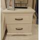 Two Drawers White Nightstands Bedside Tables Simple European Style Furniture