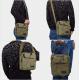 Outdoor Military Canvas Storage Bag, Men'S Canvas Small Messenger Bag Casual Shoulder Bag Chest Bag Travel Carry Bag
