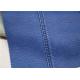 Dark Blue PU Faux Leather Fabric , Polyurethane Synthetic Leather No Fading