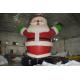 Inflatable Advertising Products , Inflatable Outdoor Santa Claus with Logo Printing