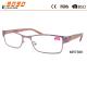 Lady fashionable reading glasses , made of metal, Power rang : 1.00 to 4.00D