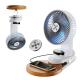 9 Speeds Clip On Multifunctional Portable Fan Small Battery Rechargeable 20000MAh