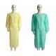 Medical Surgical 60gsm Yellow Fluid Resistant Isolation Gowns