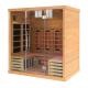 Digital Control Infrared Sauna Room For 1-4 Person 1350W 1750W 2100W 2700W Power