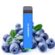 LED RGB 5000 Puff Bar Blueberry Ice Disposable Pod Device 18250 Battery