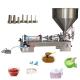 Semi Automatic Paste Filler For Glass Packaging Material 5-50ml Function Filling Ink