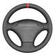 DIY Customized Durable Car Auto Interior Accessories Leather Steering Wheel Cover Wrap for  Fiesta 1995-2002 Focus Mondeo Edge