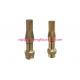 DN15 - DN40 Water Fountain Spray Heads Forthy / Air Mixed Fountain Nozzle Brass Material