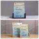 Rectangular A5 Acrylic Photo Frame with Wood Base Picture Frames