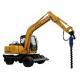 Excavator Hydraulic Earth Auger Hole Drilling With Two Piece Shaft Design KA6000