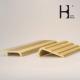 Customized Drawing Curved brass Tile Edging Copper Anti-slip Stair Nosings Size Shape C3604 HPB58-3 ODM Brass Profile