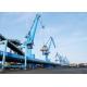 Four Link Type Seaport Port Gantry Crane , Container Handling Heavy Motorized Gantry Crane