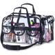 Zipper Closure 4 External Pockets Transparent Cosmetic Bag For Women