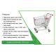 60L 40kgs Grocery Logistics Trolley Cart OEM Available