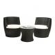 Water Resistant Round Shape Rattan Furniture Sofa Set
