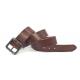 Classic Everyday Full Grian Male Casual Leather Blet With Pin Buckle