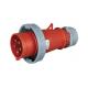 IEC 60309 2 3 Phase 32 Amp Plug , Weather Protected 3 Phase Industrial Plug