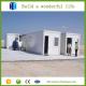 SGS ISO9001 certificated prefab camping container house temporary living quarter laborers camp