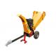 12cm Chipping Capacity Gas Wood Chipper , 2 Cutting Blades 15hp Petrol Wood Chipper