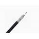 Rg59 Coaxial TV Cable Bare Copper / CCS Coaxial Cable With PVC PE Jacket