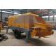 Small Diesel Small Cement Pump , 30 - 120 M3 / H Stationary Concrete Pump
